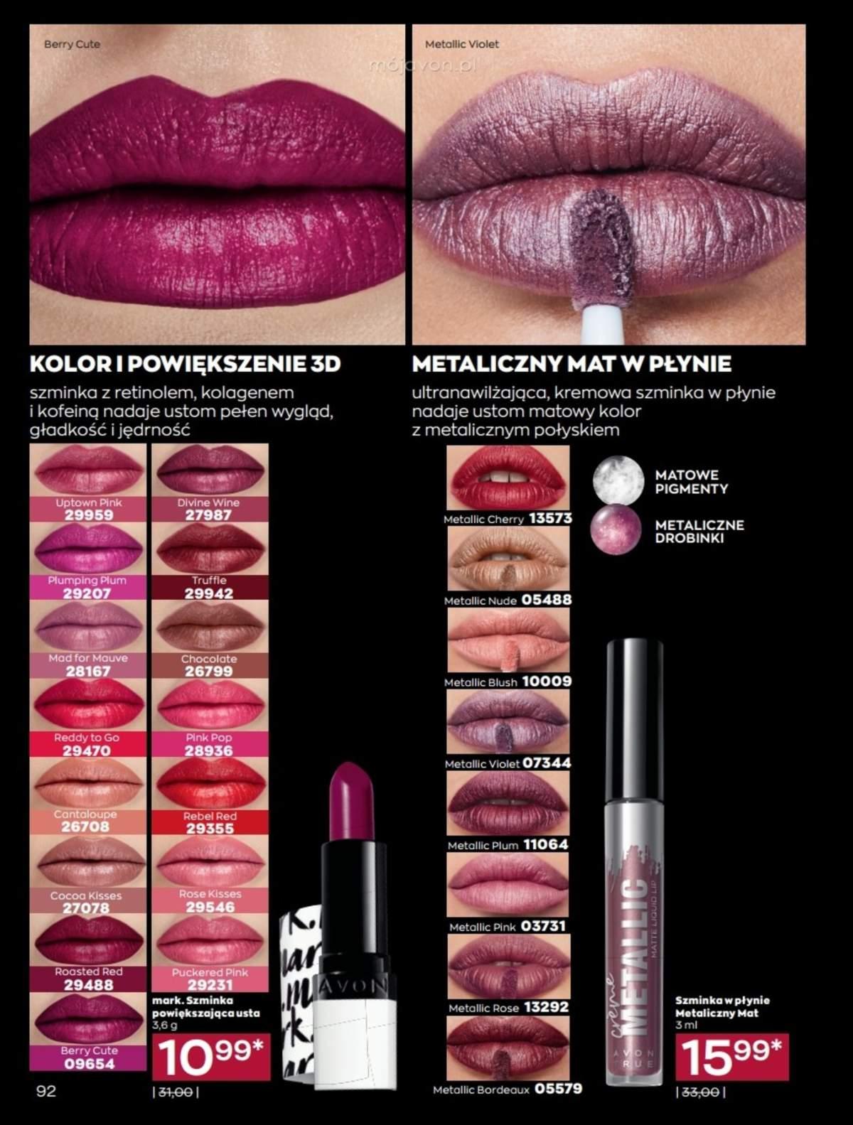 Gazetka promocyjna Avon str. 92