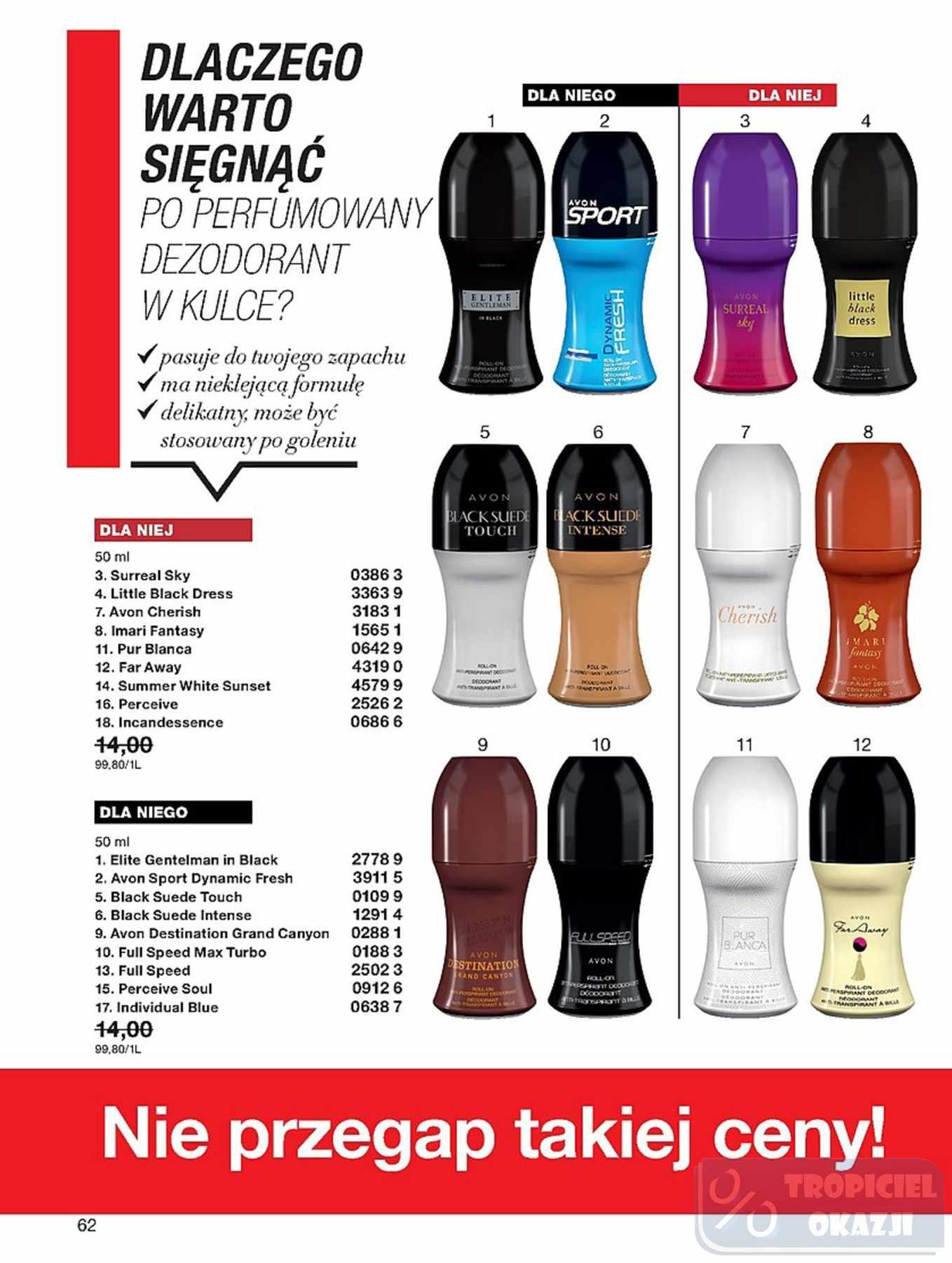 Gazetka promocyjna Avon str. 62