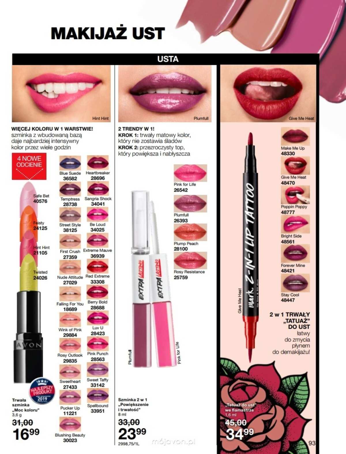 Gazetka promocyjna Avon str. 93