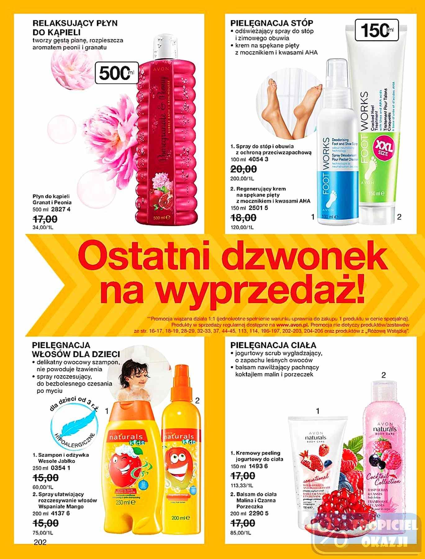 Gazetka promocyjna Avon str. 202