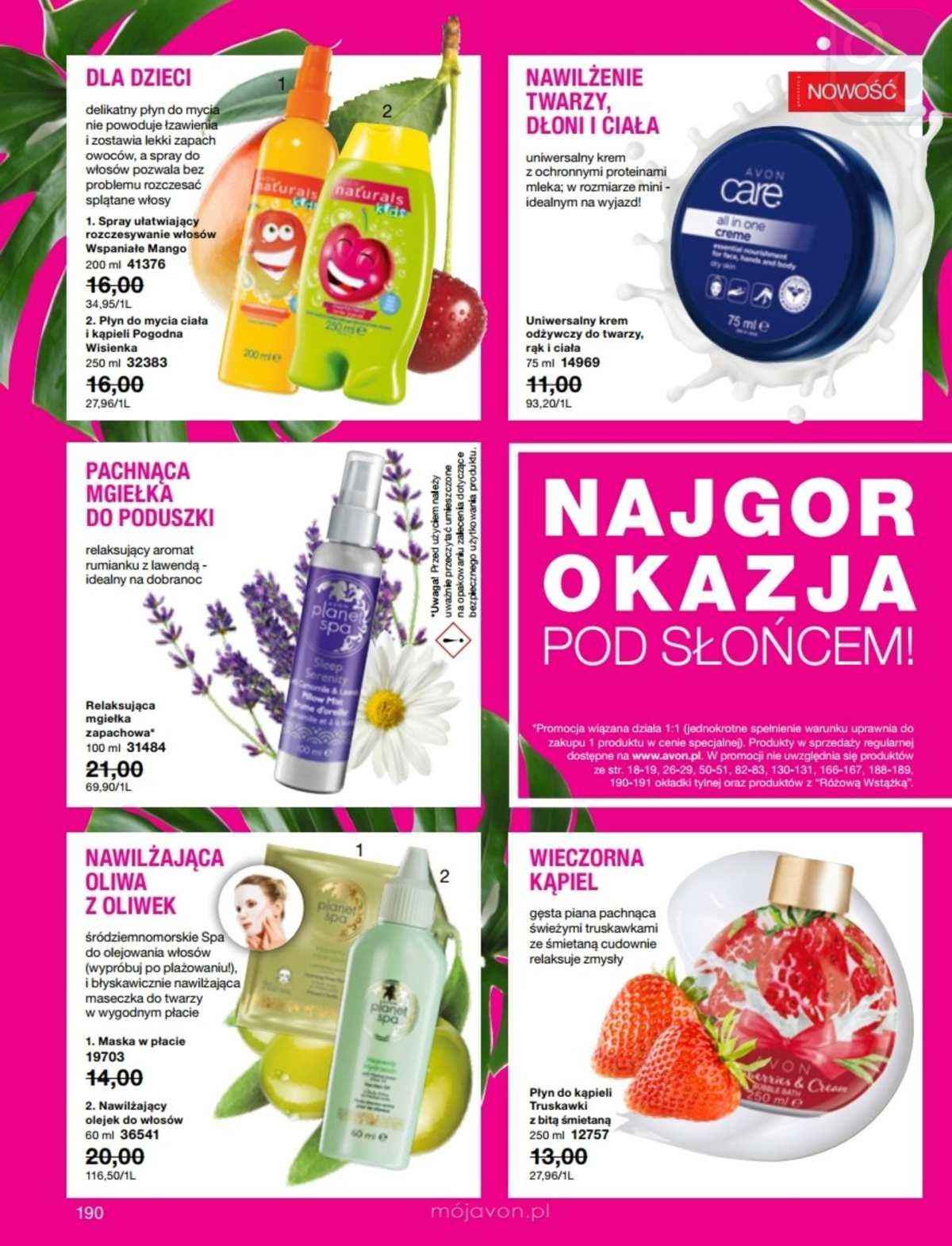 Gazetka promocyjna Avon str. 190